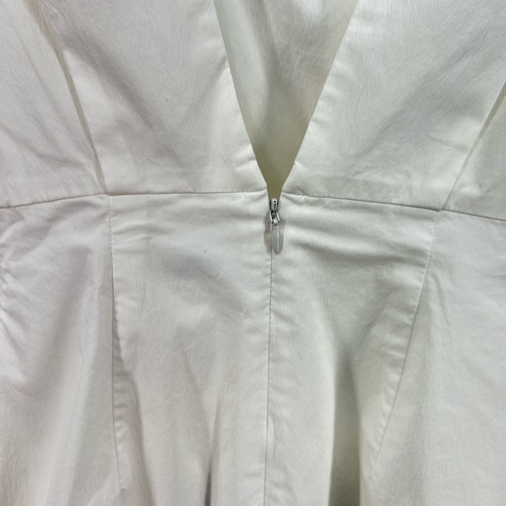NWT ST.AGNI Bateau Tuck Mini Dress White Sleeveless XS Extra Small - Picture 8 of 10